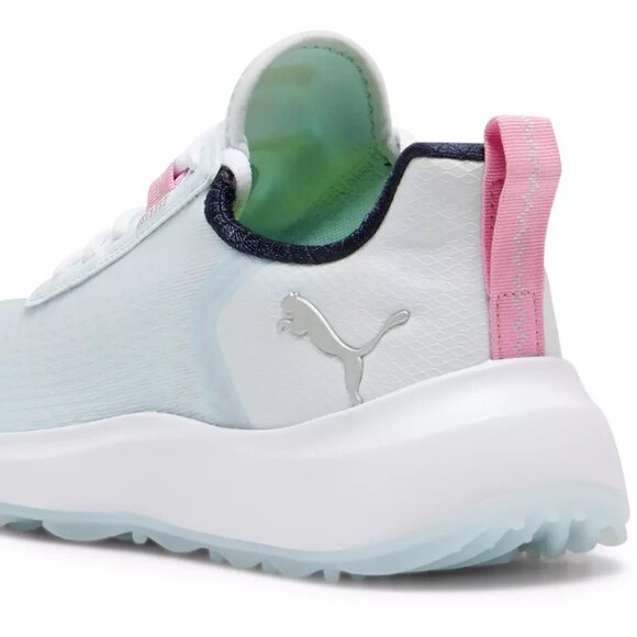 Puma Fusion Crush Sport Icy Blue/Pink Icing Women Spikeless Golf Shoes Size 7.5 - Picture 5 of 5